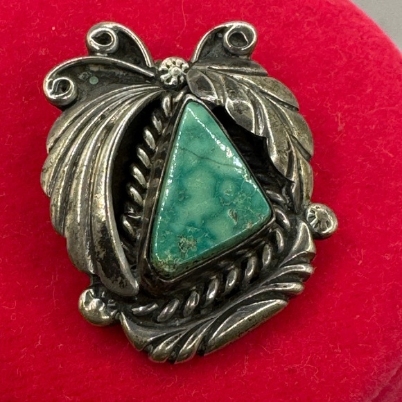 Begay Jewelry - Vintage Signed Begay Turquoise Pendant